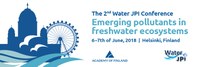 Water JPI International Conference on Emerging pollutants in freshwater ecosystems in Helsinki on 6-7 June 2018