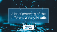 A brief overview of the different WaterJPI calls