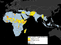 Syria and Iraq remain at risk of conflict over water-related matters, according to analysis of early warning tool findings