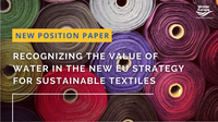 Water Europe position paper for a Water Smart Textile Industry