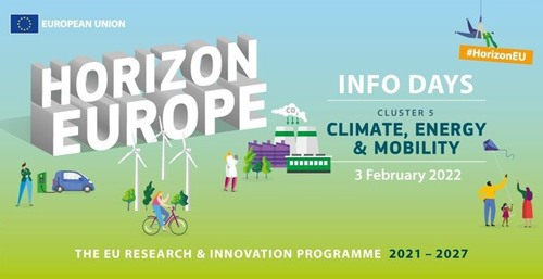 Horizon Europe – Cluster 5 Climate, Energy & Mobility, online Info-Day
