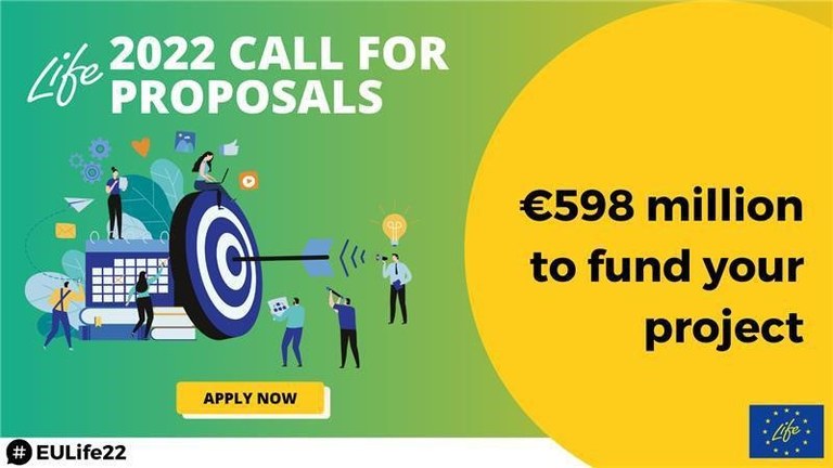 LIFE 2022 Calls for proposals open!