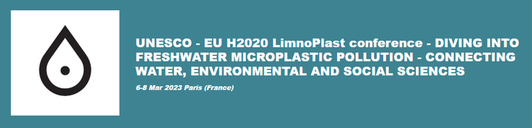 UNESCO - EU H2020 LimnoPlast conference - diving into freshwater microplastic pollution - connecting water, environmental and social sciences