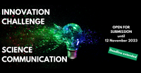 Science Communication Innovation Challenge – New deadline!