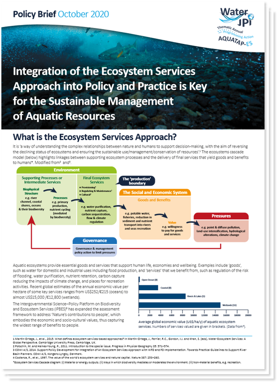 AquaTAP-ES Policy Brief